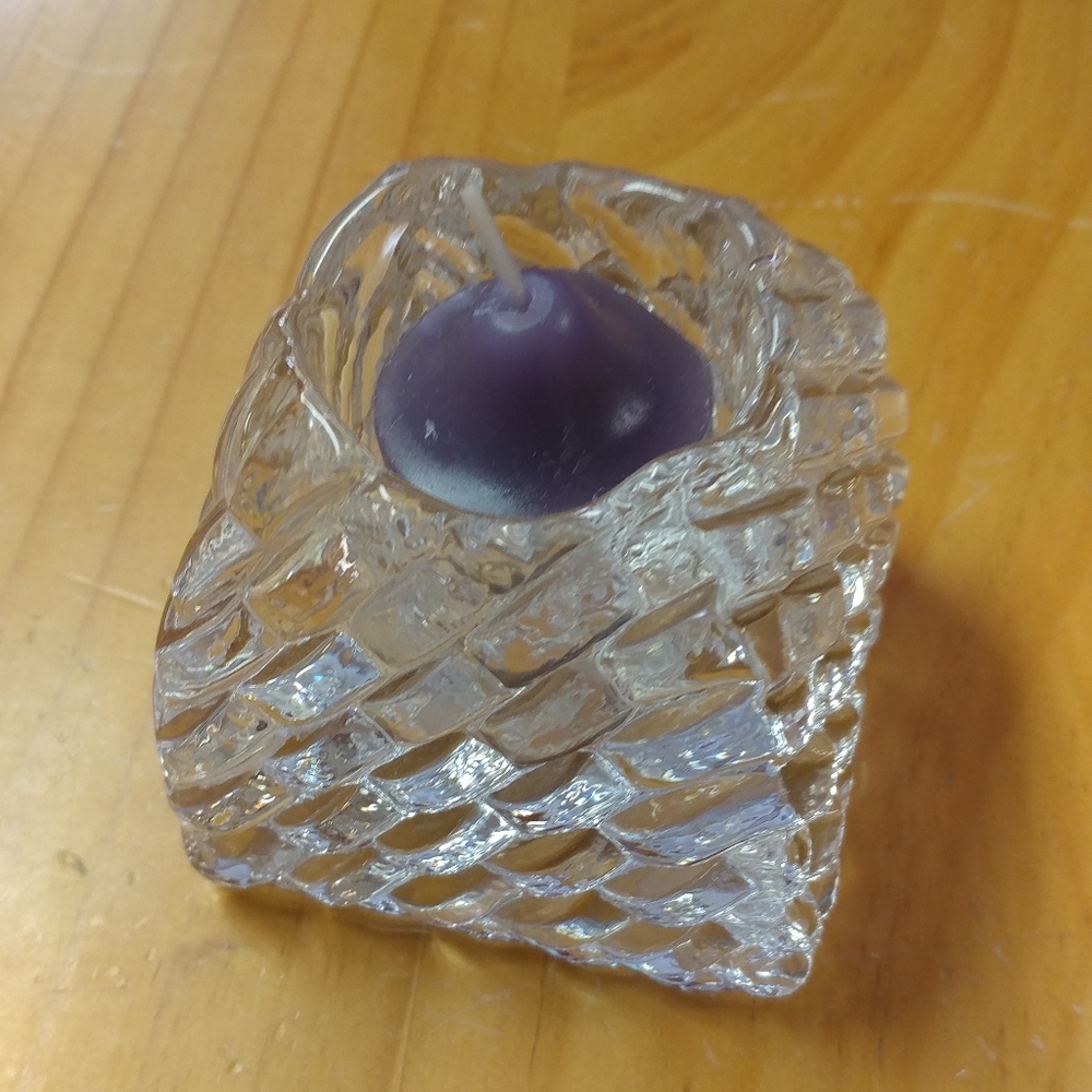 Crystal Votive Candle Holder